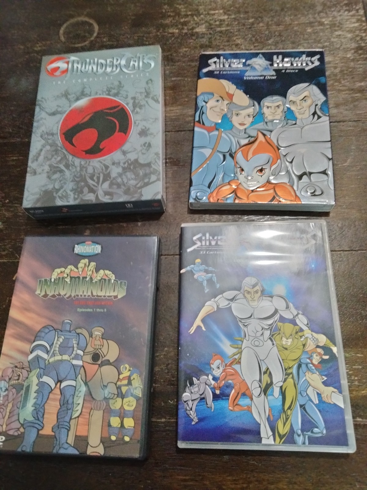 Complete Thundercats , Silver Hawks and inhumanoids dvd