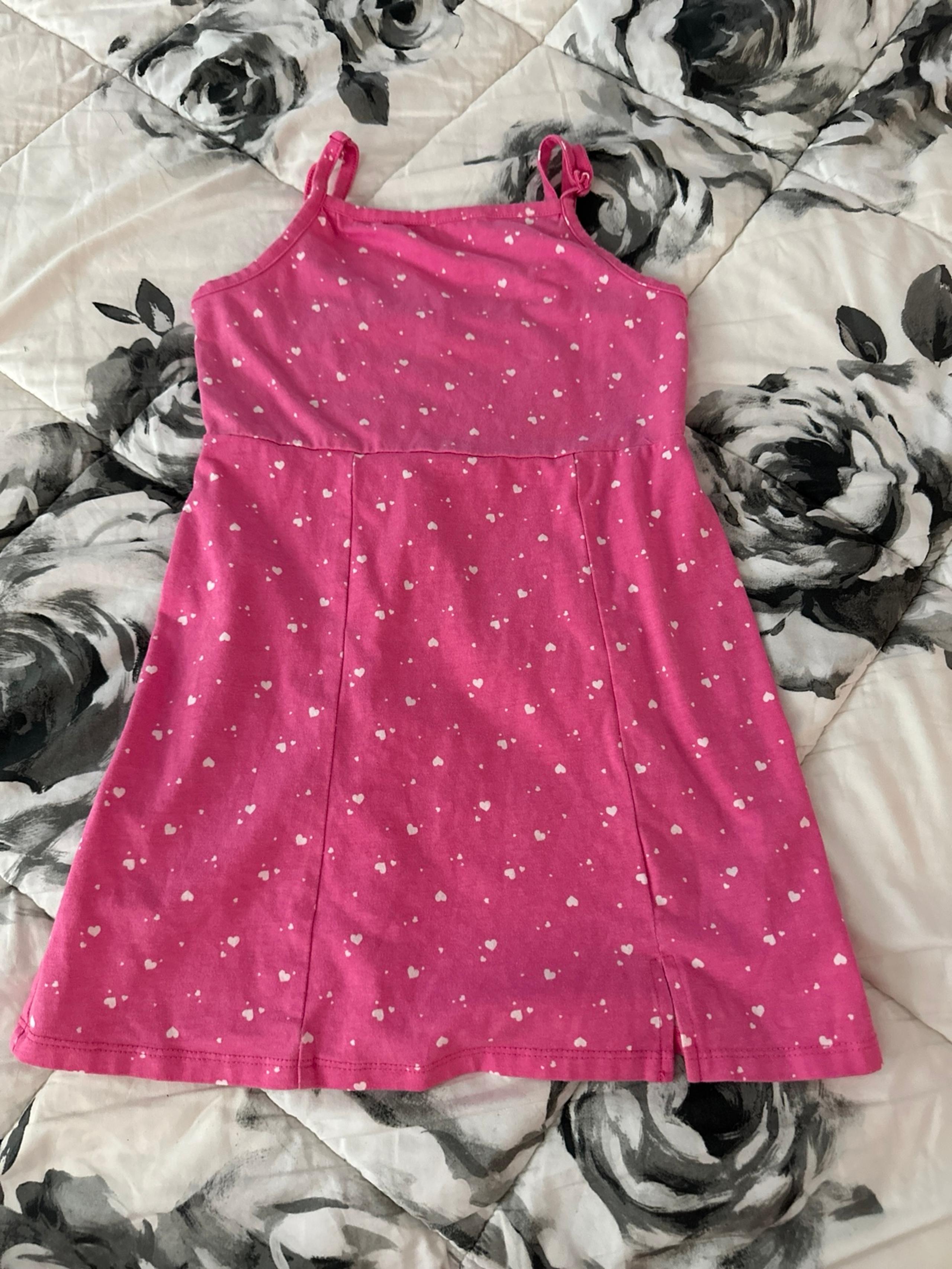 Cat & Jack Pink Heart Dress 6/7