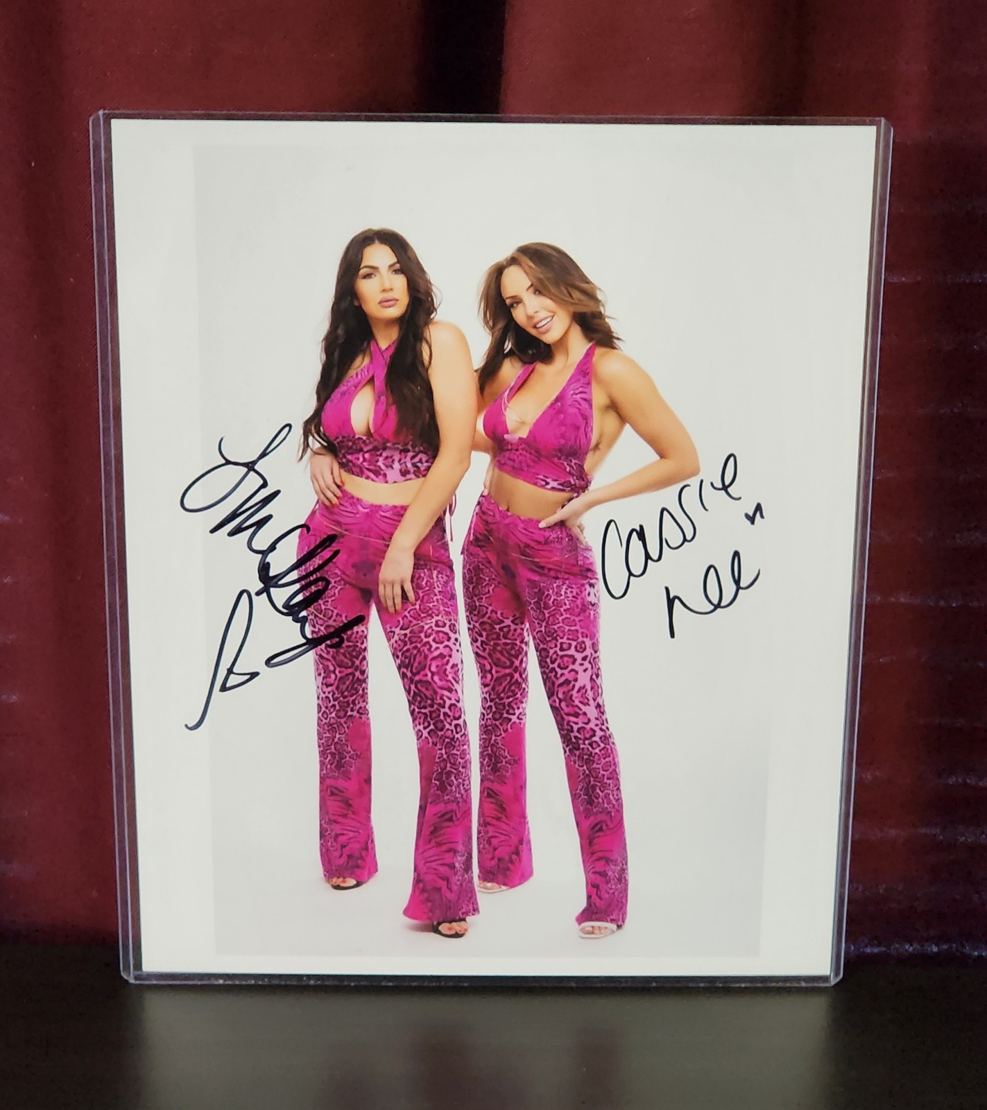 Impact Wrestling Jessie McKay / Cassie Lee Dual Signed 8X10
