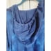 Earth Yoga XXL Super Soft Hoodie Long Sleeve Organic Cotton Bamboo Blue LS NEW