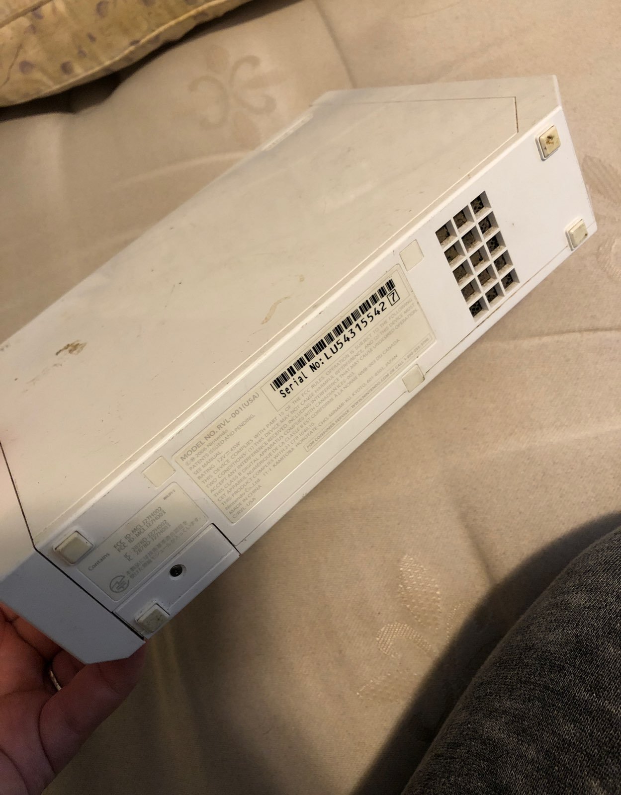 Wii Console with Controller