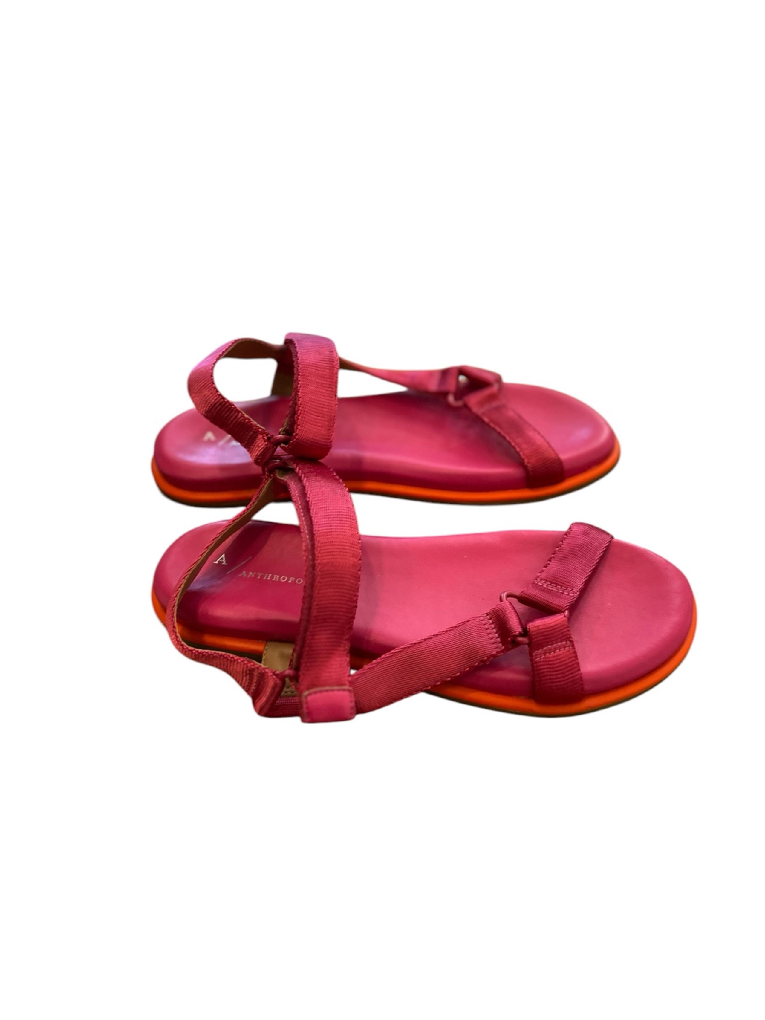 Anthropologie Womens Sandal Pink Sandals Size 10 NWOT
