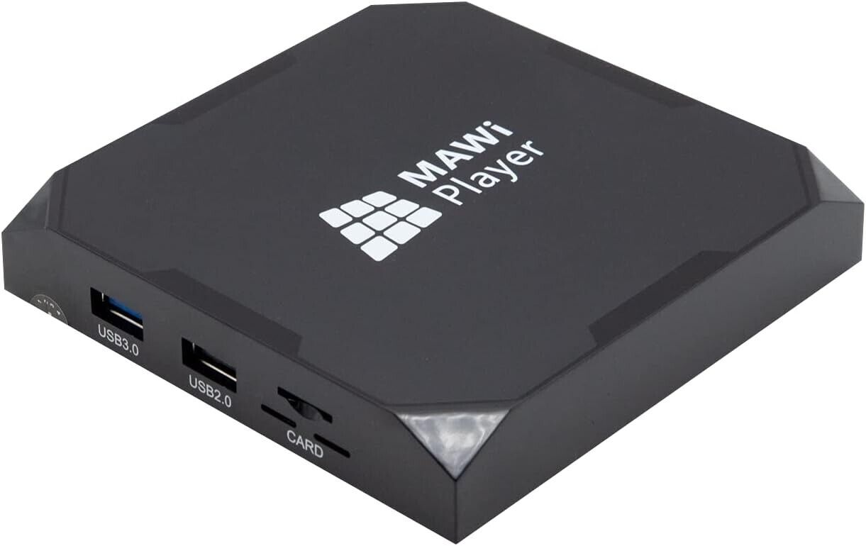 MAWi Player Bundle by Monitors AnyWhere. Powered-On, Works. Manual included.