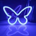 Simple Blue Butterfly LED Light