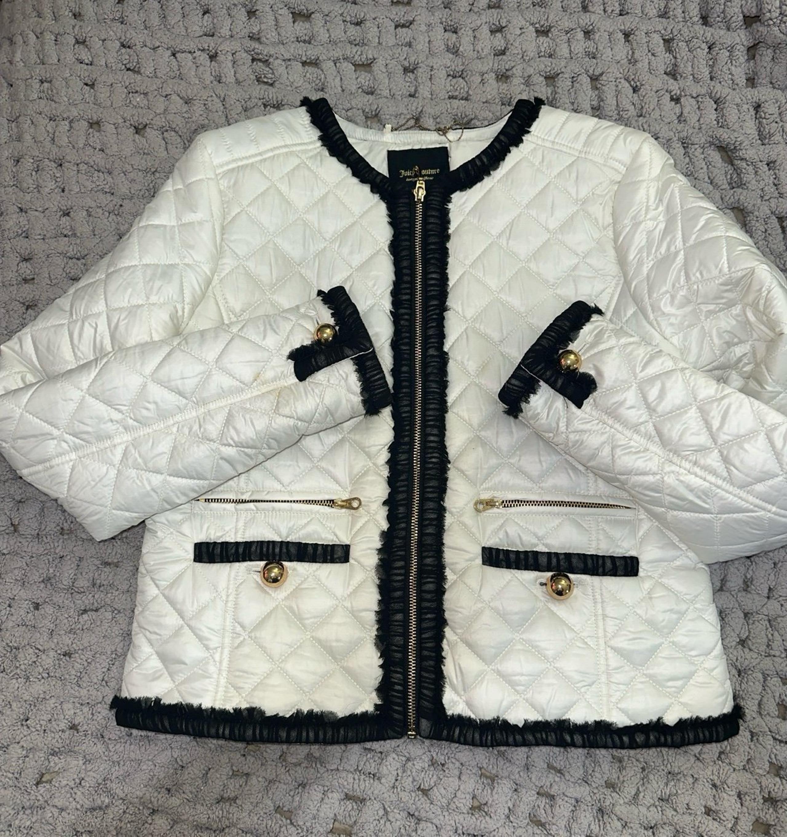 Authentic Juicy Couture puff jacket size L