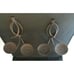 Pair of metal wall hanging candle holders