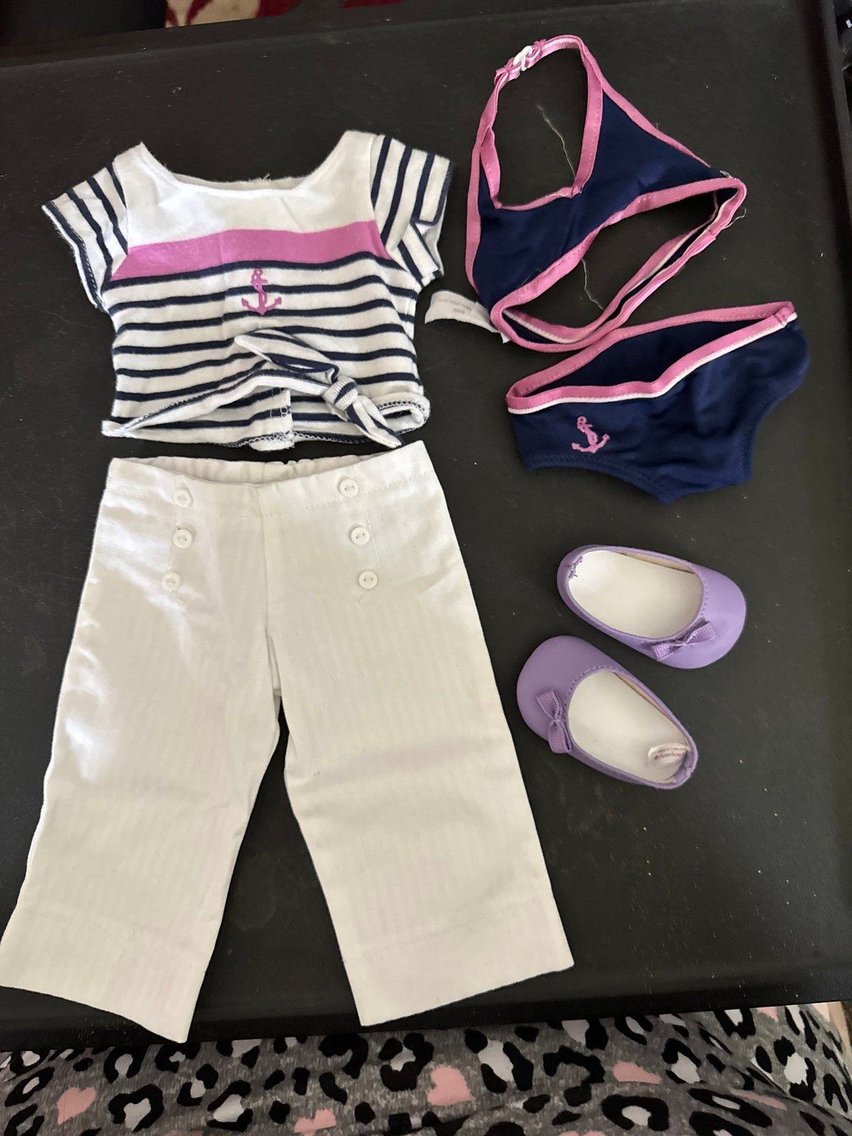American girl Mia. Outfit and swimsuit