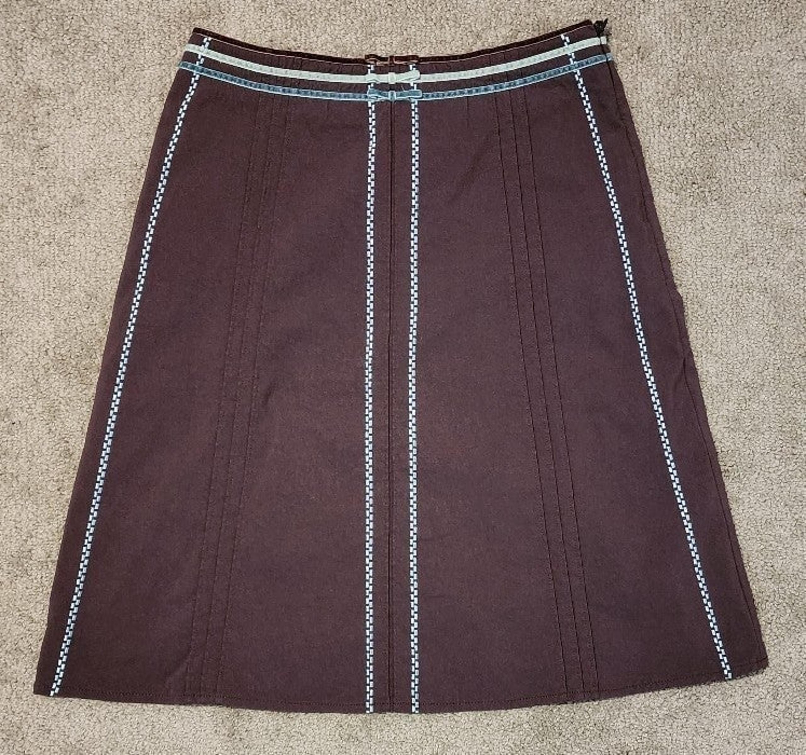 Anthroplogie Elevenses Brown Skirt Sz 0-2 | XS, S