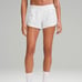 Lululemon Hotty Hots LR Short 4” Lined, White, Size 14