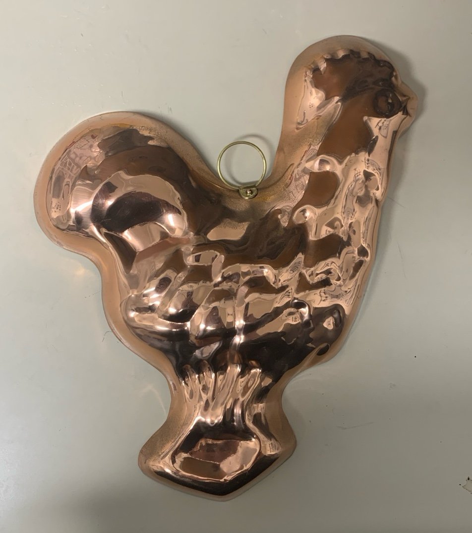 Copper Rooster wall hanging