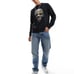 Paul Smith Ps Men's Sticker Skull Sweatshirt Black