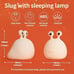 Original Authentic Slug Night Light with Touch Sensor for Bedroom