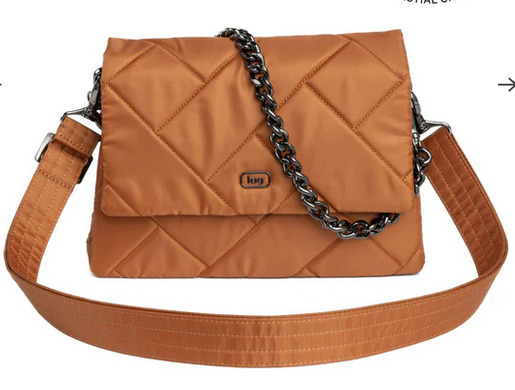 NWT Lug Plié Crossbody Bag - Cappuccino