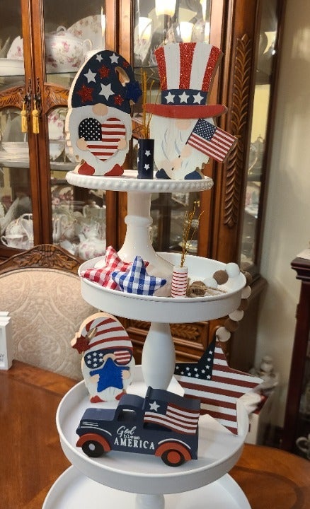 Patriotic. 4th of July Gnomes 9ps Bundle