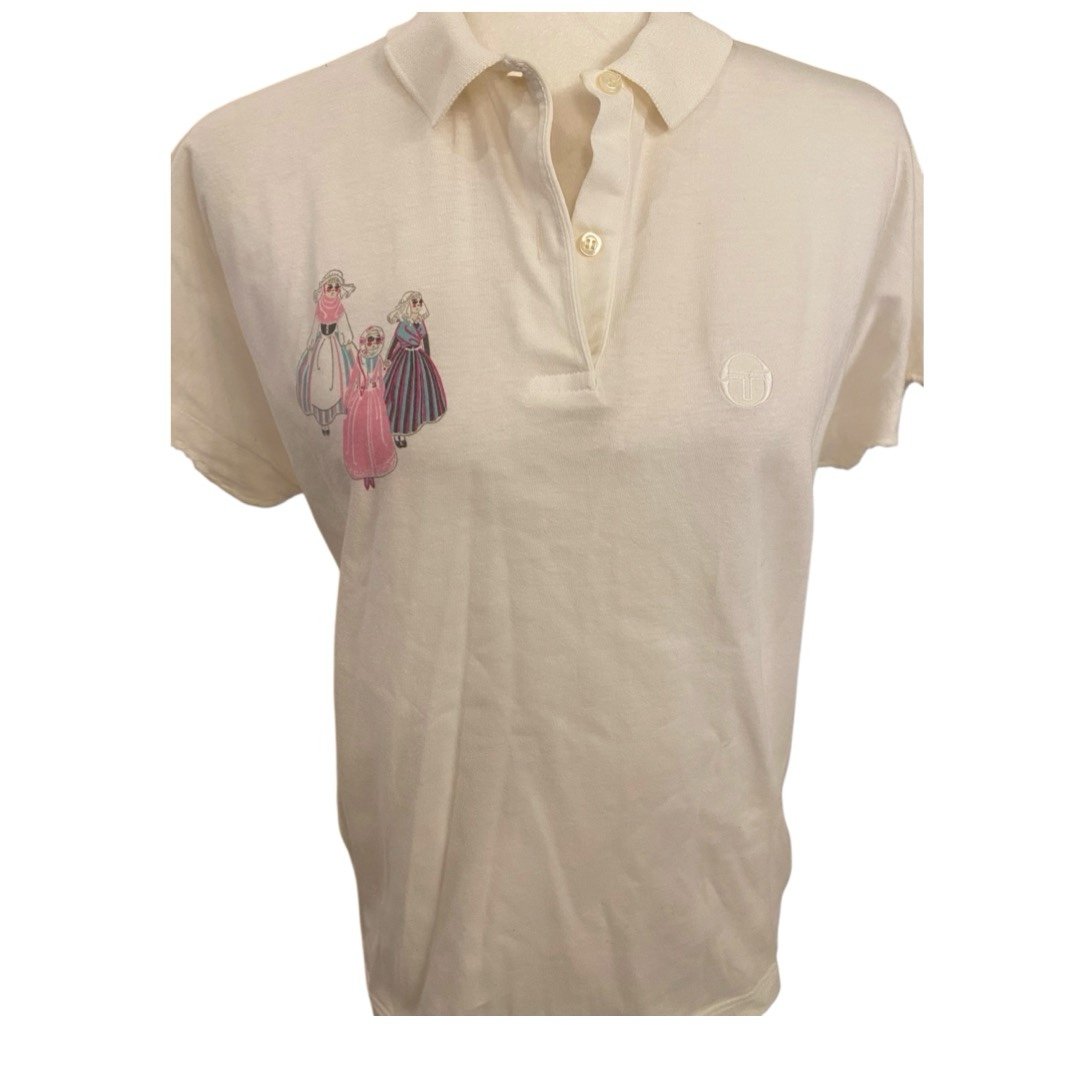 Sergio Tacchini X G. Sabatini Limited Edition Vintage Tennis Polo