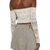 BDG UO Medium Long Sleeve Laddered Knit Sweater Off Shoulder Halter Crop Top NWT