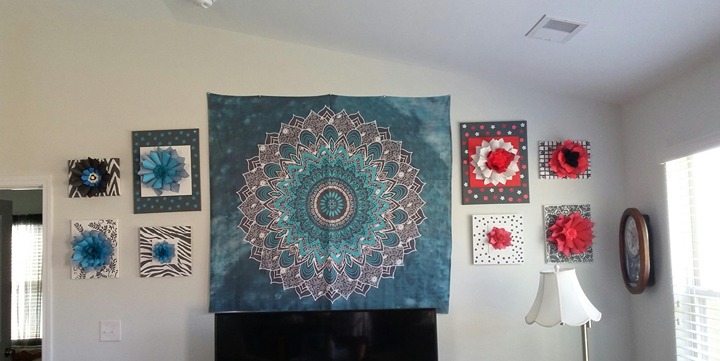 Popular Handicrafts Tapestry Wall Hanging Hippie Ombre Mandala Bohemian Hippy In