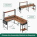 NEW L Shaped Desk Computer Desk