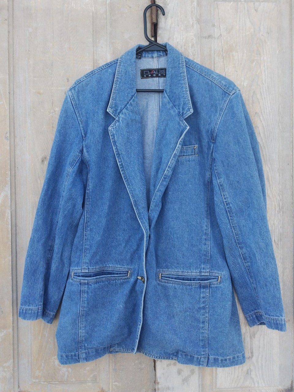 Retro Denim Blazer