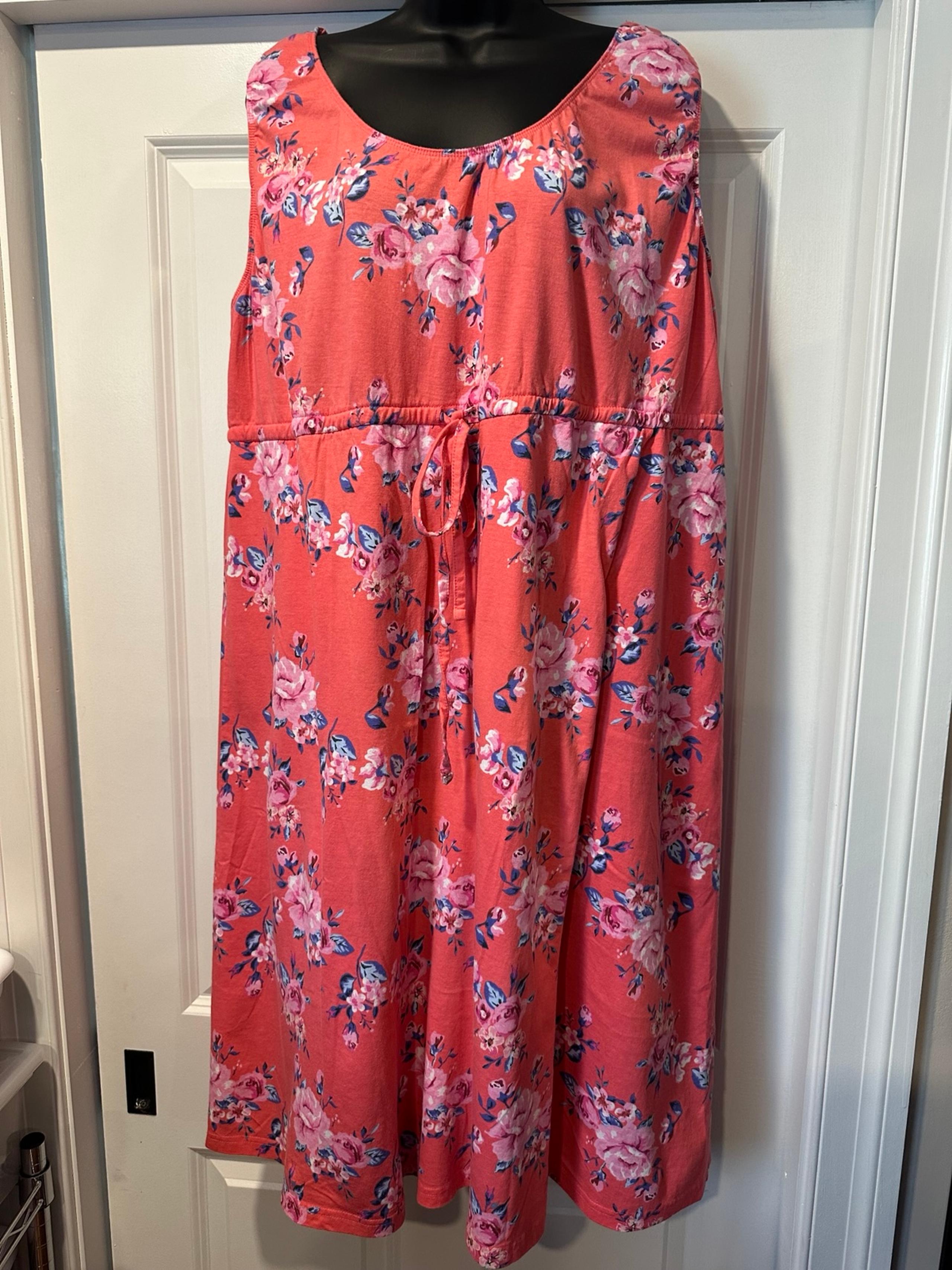 Baby Be Mine Maternity/Nursing Dress – L/XL Coral Pink Floral