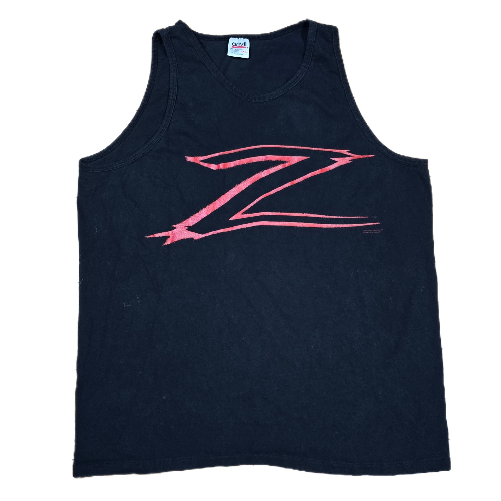 Rare Vintage The Mask of Zorro 1998 Movie Film Promo Tank Top Size XL Anvil USA
