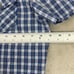 Diesel Shirt Men Medium Blue Plaid Pearl Snap Western Short Sleeve Designer