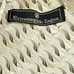 Ermenegildo Zegna Cream Tie with Blue/olive feather pattern.