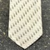 Ermenegildo Zegna Cream Tie with Blue/olive feather pattern.
