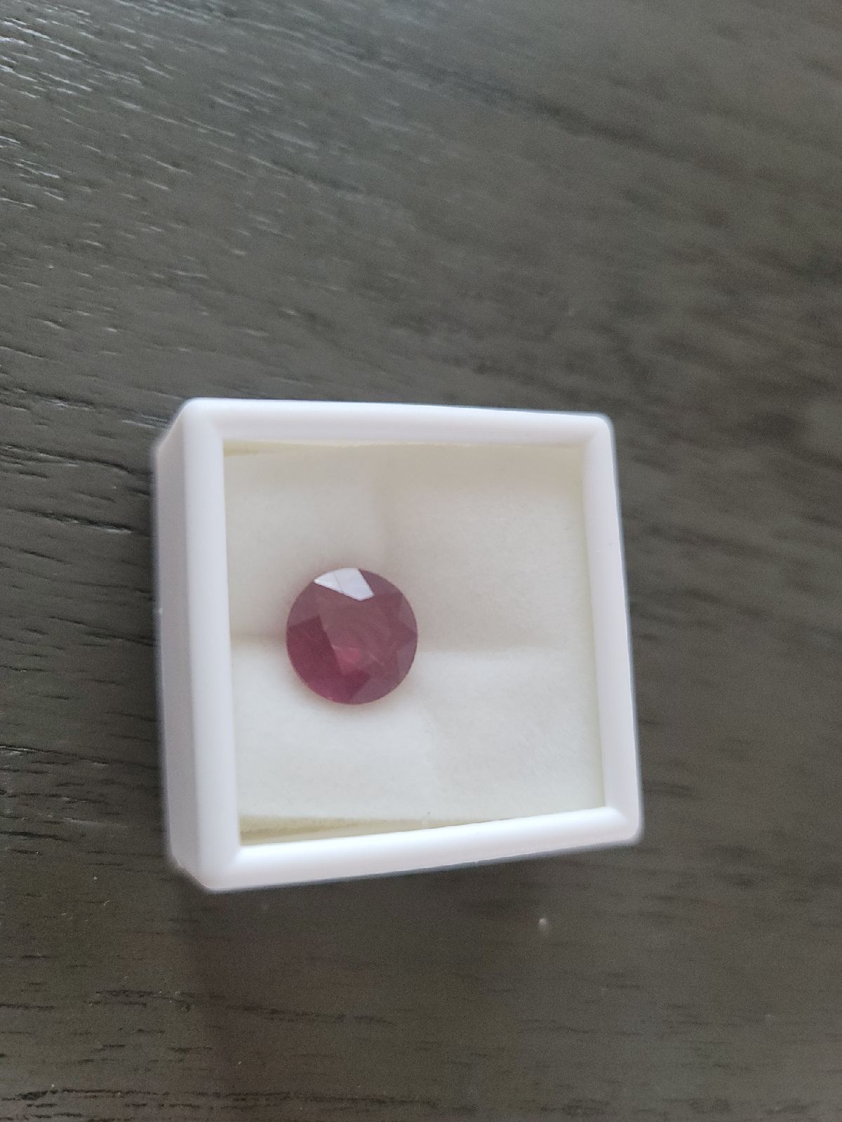 African Ruby round cut 6+ct 10mm loose stone NWT