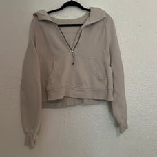 lululemon white scuba hoodie