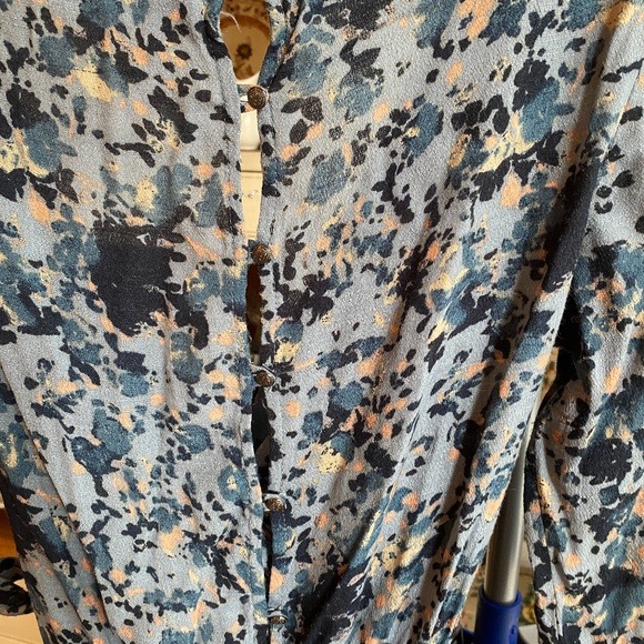 Free People All the Right Ruffles Romper Size XS