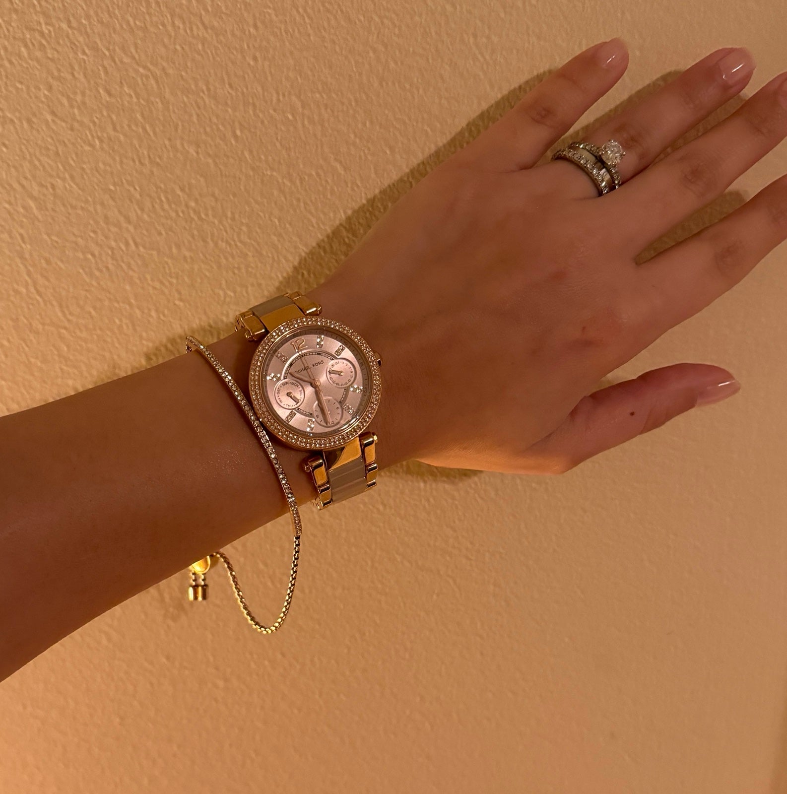 Micheal kors watch and bracelet