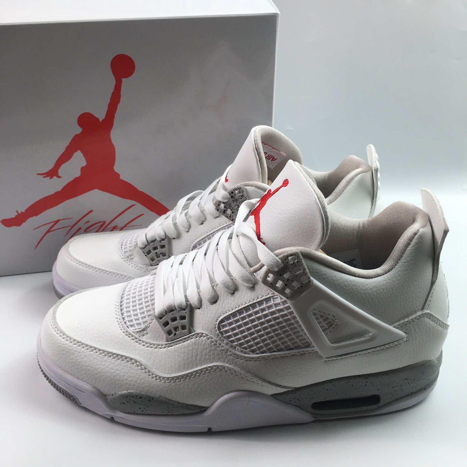 Air Jordan 4 Retro White Shoes Mens US Size 11