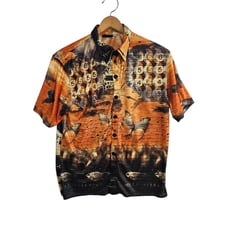 Positano Rave Shirt Club 90s Y2K Butterfly Effect Sci Fi Trippy Collage