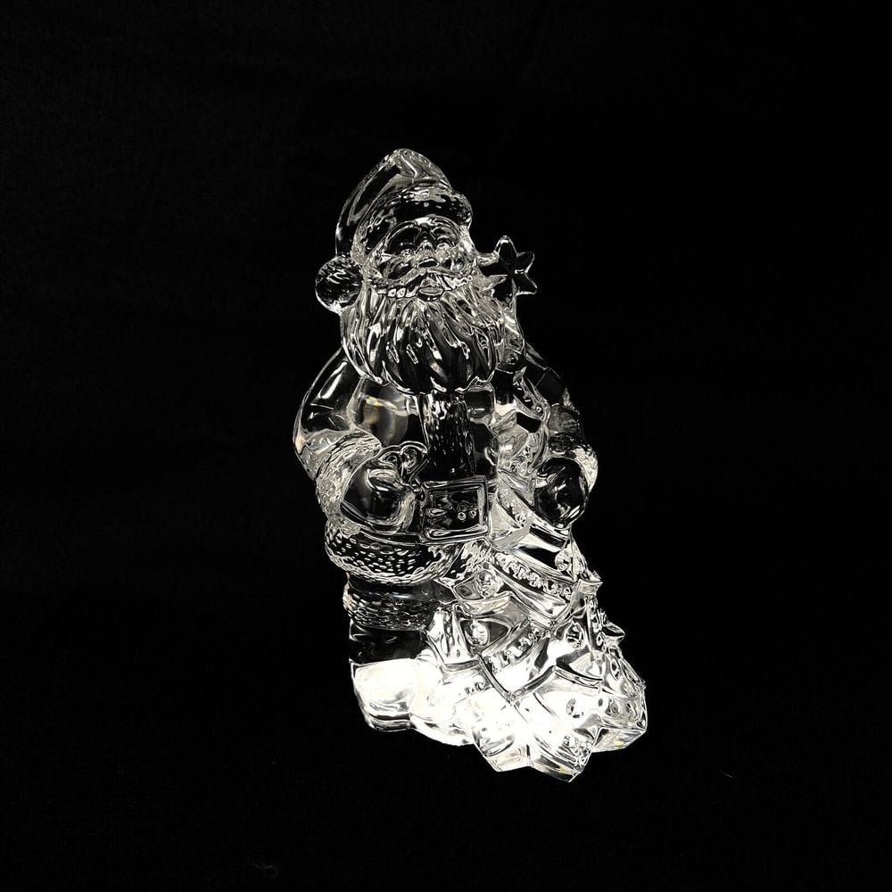 Waterford Crystal 5th Edition Santa Brings The Tree Figurine Christmas Decor