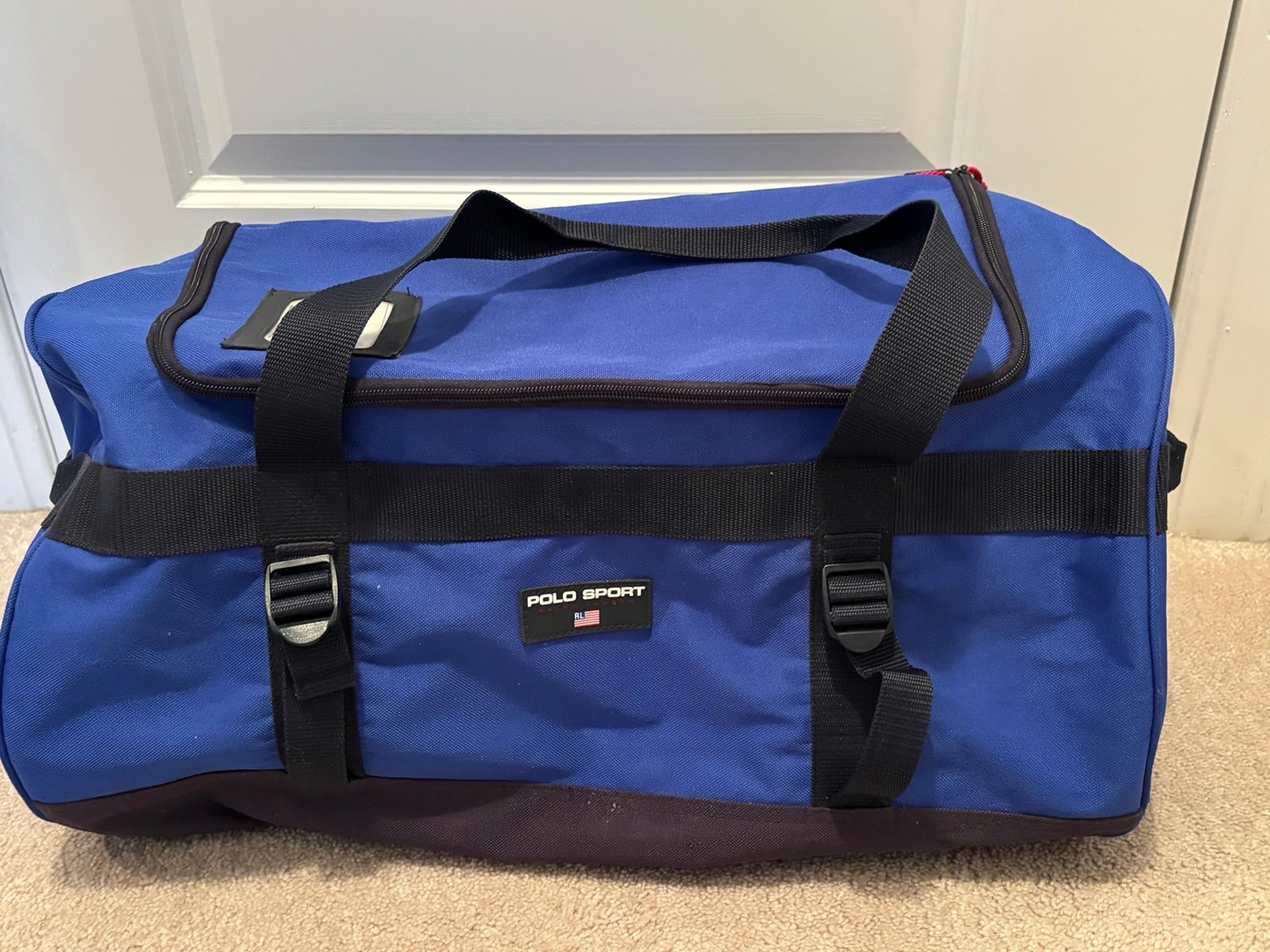 Polo Sport Ralph Lauren Vintage Men’s Duffle Bag 90s Blue
