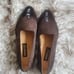 Ennesi Vintage Genuine Reptile Leather Men's Shoes. Italian made. Sizes 9.5
