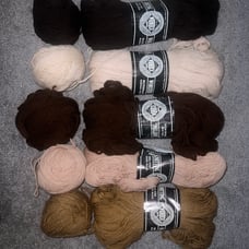 Wonoco 100% pure Virgin wool Skeins