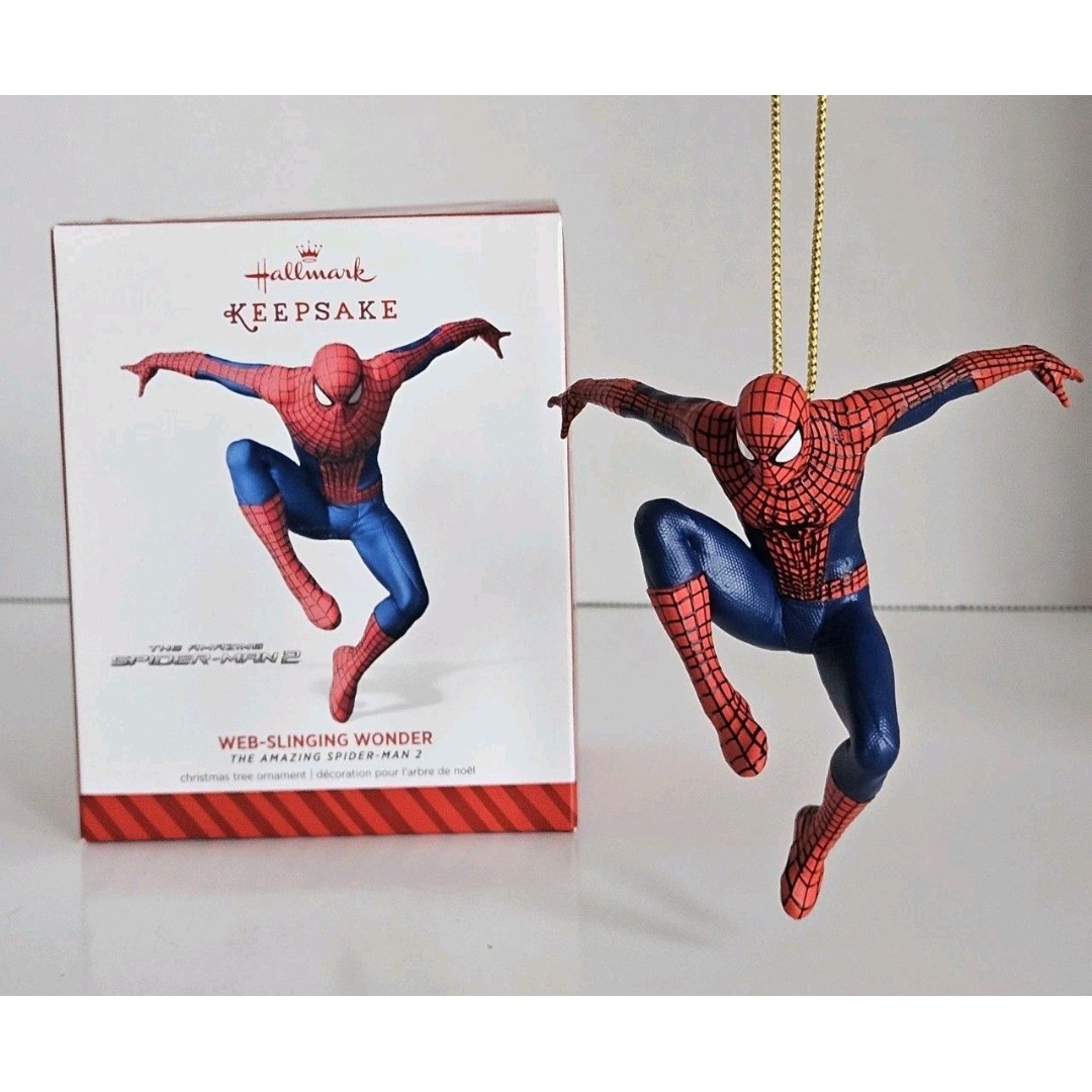 Hallmark Ornament Marvel 2014 Web Slinging Wonder The Amazing Spider Man 2