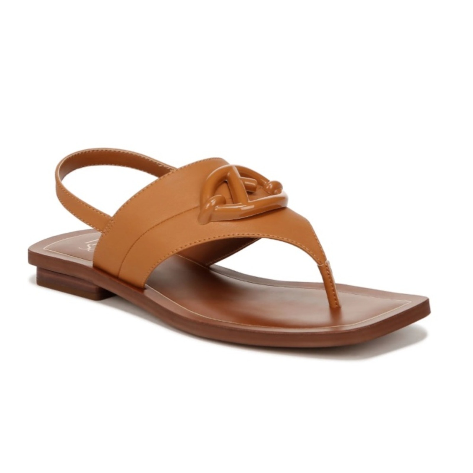 Franco Sarto Womens 9 Emmie Slingback Sandal in Tan NEW