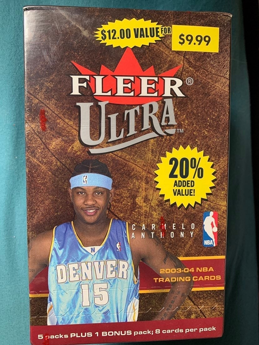 2003-04 Fleer Ultra Basketball Blaster Box... Lebron RC???