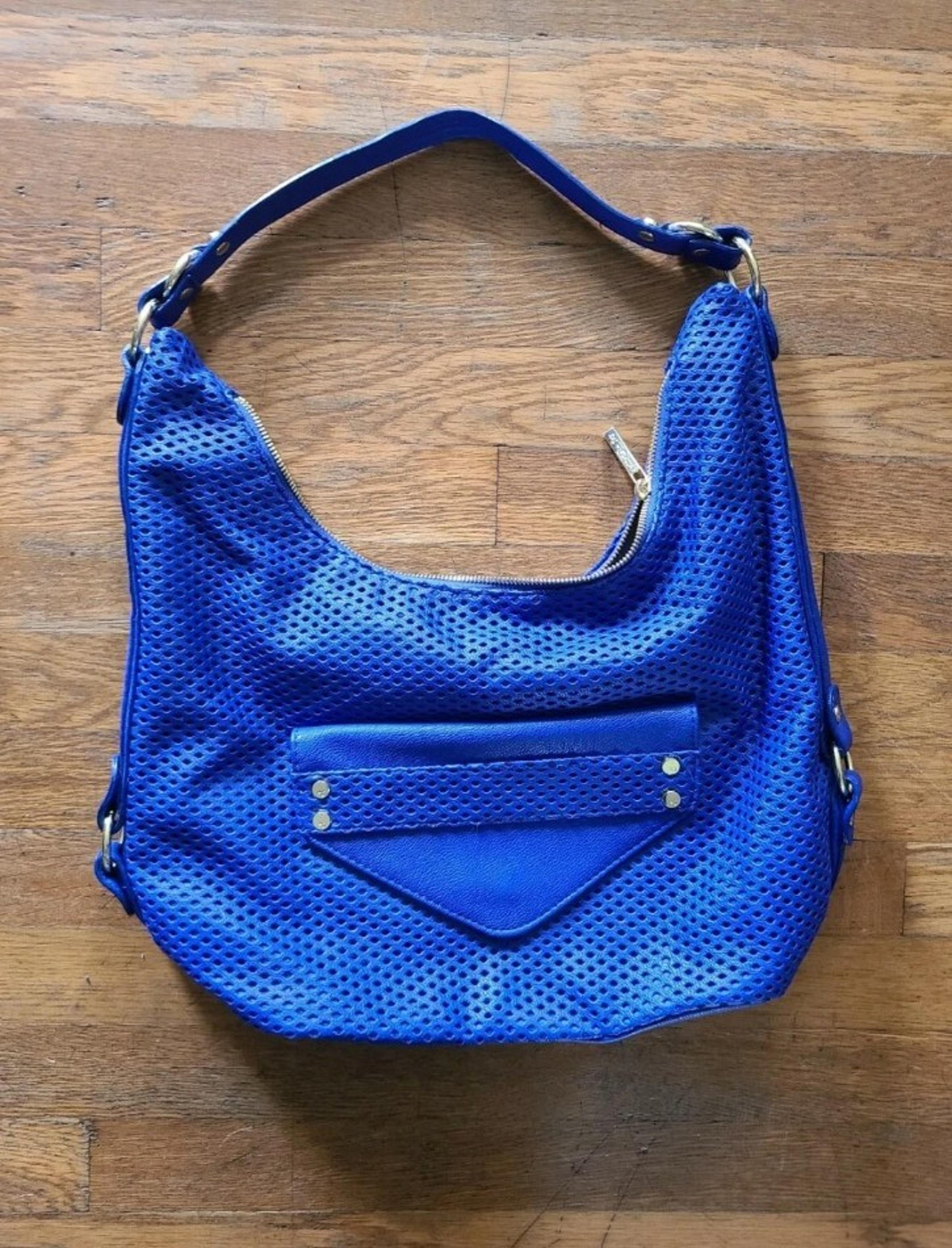 Olivia + &  Joy Handbag Purse Shoulder Bag Royal Blue