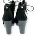 Michael Kors Womens Rory Black Suede Wedge Booties 8M