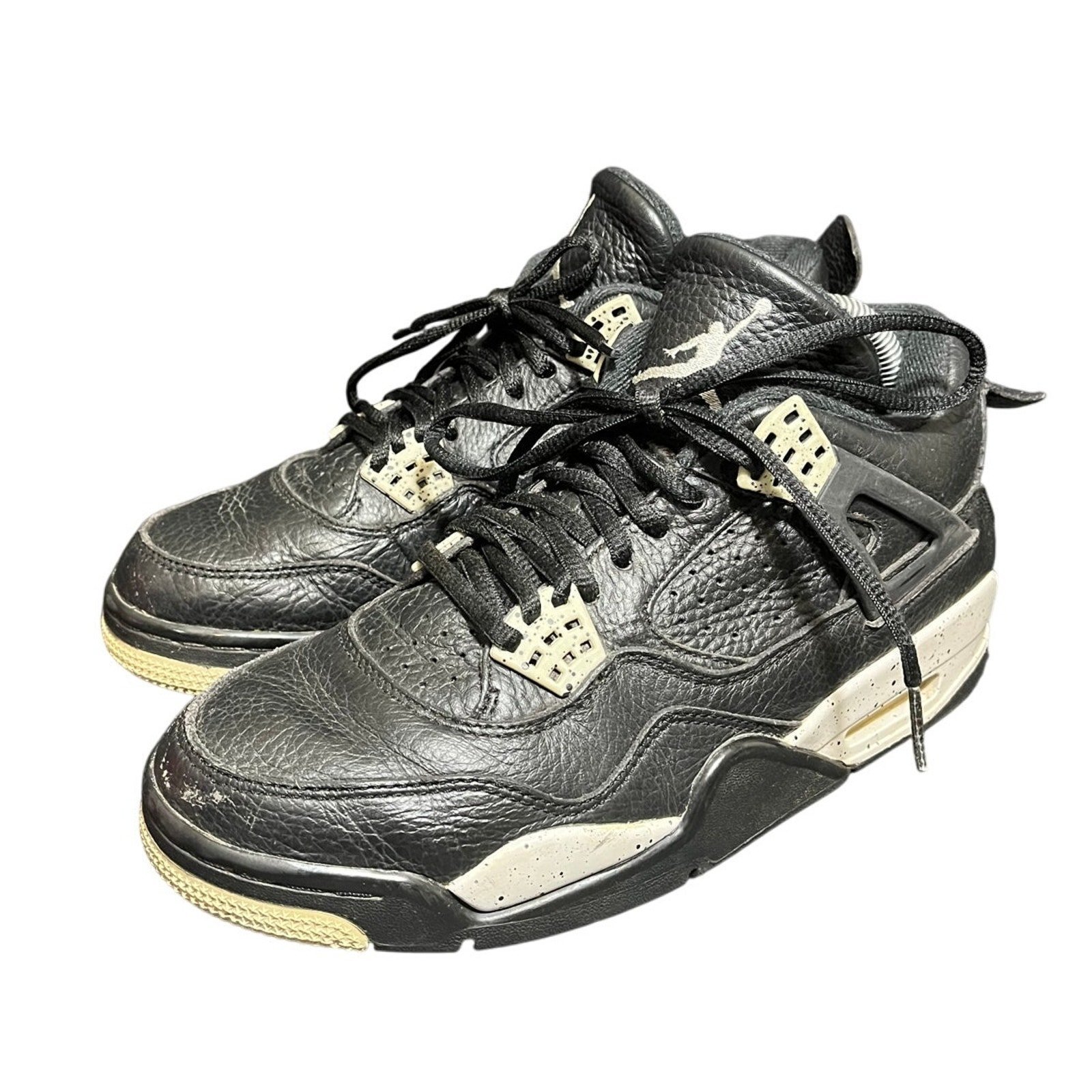 Nike Air Jordan 4 Oreo 2015 Size 9 Womens 314254-003 OG IV Sneakers Black
