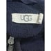 Ugg Nancy Zipped Hoodie soft fleece lined sz L navy blue