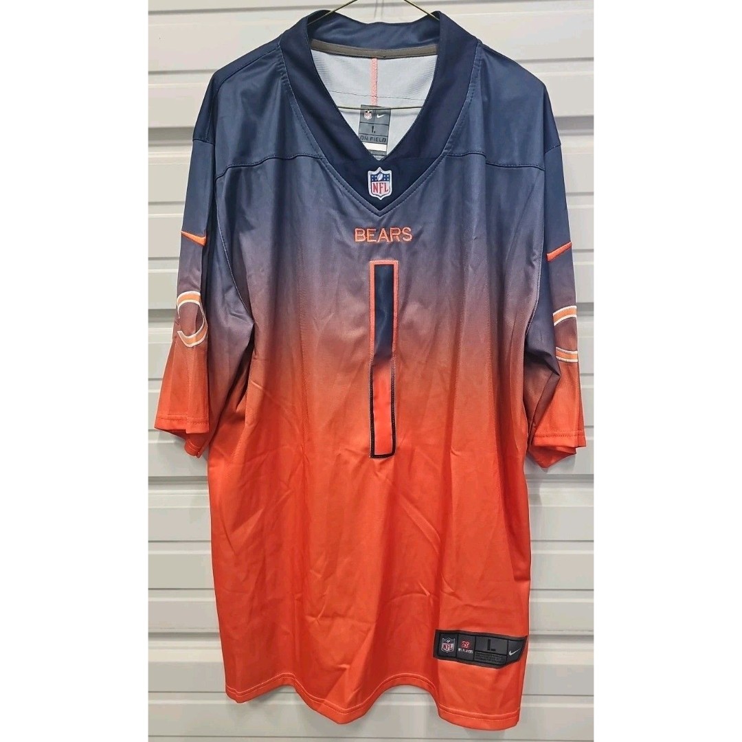 Nike NFL Players Authentic Chicago Bears Justin Fields Football Jersey Men’s L