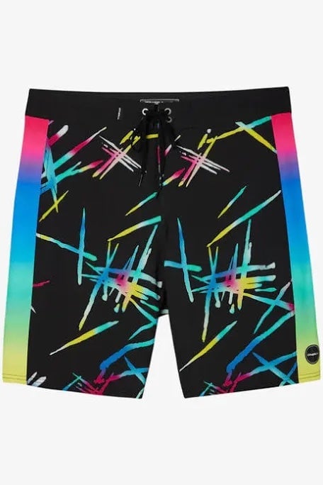 29 O’Neill Board Shorts Hyperfreak Fire Coral (Mens XS / Boys 18) in black NWT