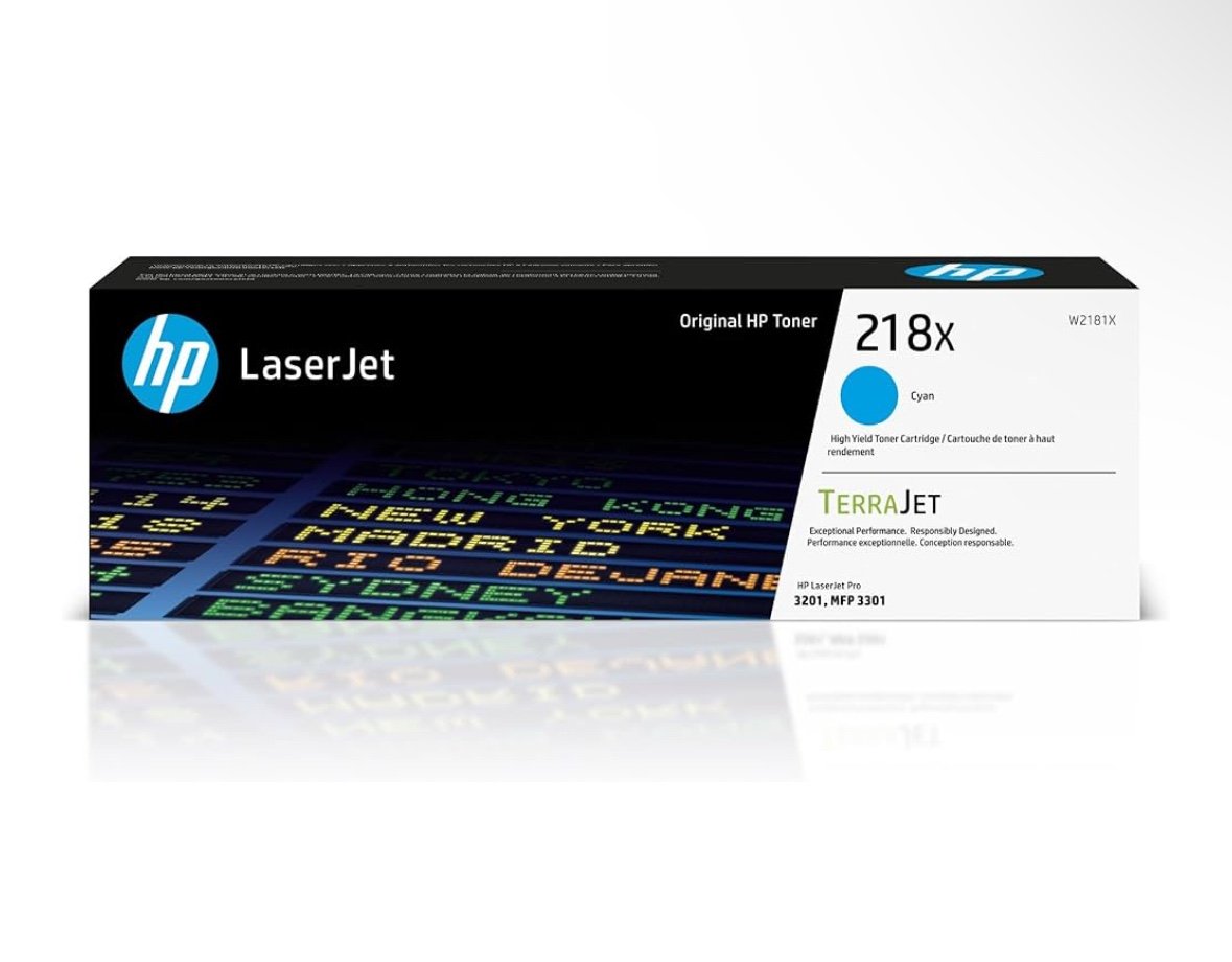 HP 218X Cyan High-Yield Toner Cartridge | Works with Color Laserjet