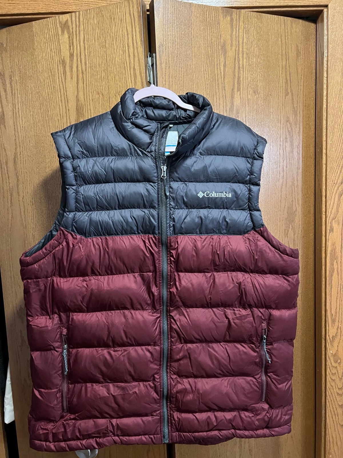 Men’s Columbia New Discovery Full Zip Puffer Vest Size XL