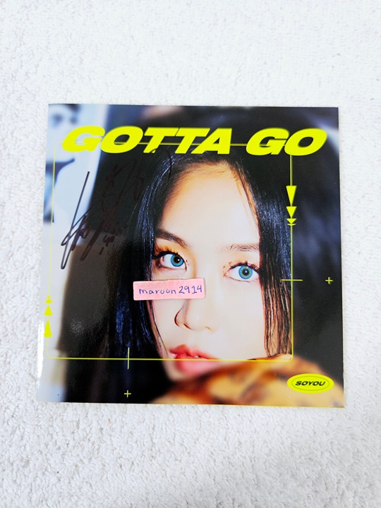 SISTAR SOYOU Gotta Go Signed Promo Album Autographed Digital Single Kpop